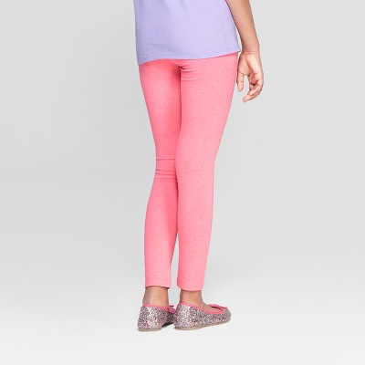 Girls' Leggings - Cat & Jack Neon Pink XL, Girl's, by Cat & Jack