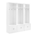 60 Wide Hall Tree With 24 Shoe Cubbies Prepac Target