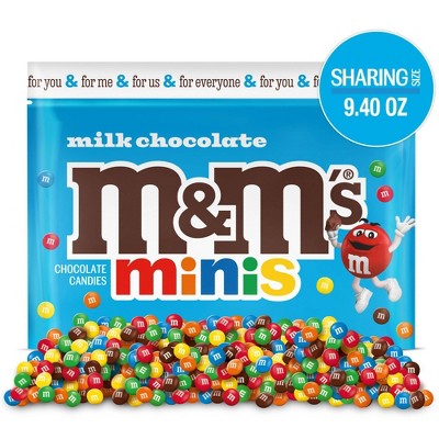 M&M's Milk Chocolate Minis Sharing Size Candy - 9.4oz