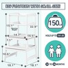 Gulches Toddler Step Stool Wooden - Montessori Learning Standing Tower, Children's Kitchen Helper Stool with Safety Rails, Anti-tipping - 2 of 4