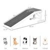 VisioGear Dog Ramp for Bed, Pet Ramp for Dogs with Non-Slip Carpet and Top Platform, White, 49.25"*15.75"*14" - 3 of 4