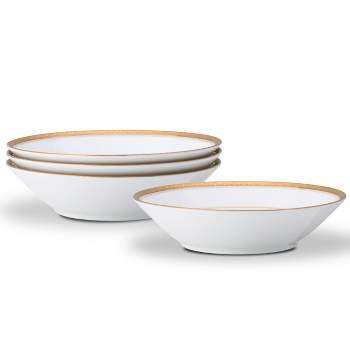 Noritake Charlotta Gold Set of 4 Fruit Bowls