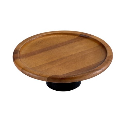 12 Wood Tall Cake Stand - Threshold™ : Target