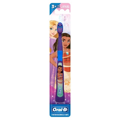 Oral-B Kid's Toothbrush featuring Disney Princesses, Soft Bristles, for Children and Toddlers 3+, 1 Count