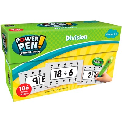 Teacher Created Resources Power Pen Learning Cards, Division, Grades 3 to 5