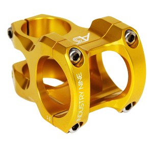 Industry Nine A35 Stem - 40mm, 35mm Clamp, +/-6, 1 1/8", Aluminum, Gold - 1 of 1