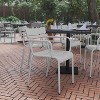 Flash Furniture Nash Commercial Grade Steel Indoor-Outdoor Stackable Chair with 2 Slats and Arms, Set of 2 - 2 of 4