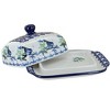 Blue Rose Polish Pottery 295 Ceramika Artystyczna Butter Dish - 2 of 2