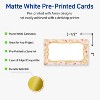 Avery Business Cards, 2" x 3.5", Gold-Pink Berries, Matte, 80ct - 2 of 4