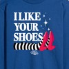 Men's - Wizard of Oz - I Like Your Shoes Ruby Slippers Long Sleeve Graphic T-Shirt - 2 of 4