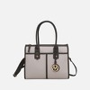 MKF Collection Livia Women's Satchel Bag Vegan Leather by Mia K - Light Gray Charcaal - 2 of 4