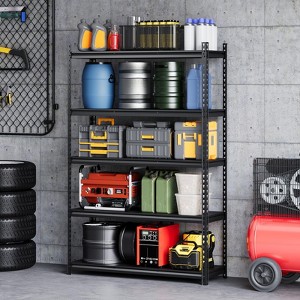 5-Tier Garage Shelving Unit, Adjustable Steel Utility Storage Rack with Metal Shelves, 3850 Lbs Total Capacity, for Garage, Warehouse, Heavy Duty - 1 of 4