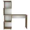 NicBex Space-Saving Office Set:4-Tier Bookcase & Computer Desk Combo for Small Spaces, Home Office, Bedroom, Compact Furniture - 2 of 4
