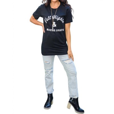 Women's Fall Nights Graphic T-Shirt - 123 Amore