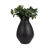 Ceramic Flower Vase for Living Room Decor - Decorative Vase with Bold Textured Form - Home Centerpiece for Bedroom, Table, or Office Decor - 16" Black - 4 of 4
