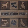The Lakeside Collection Woof Wipe Your Paws Rubber Doormat - 2 of 2