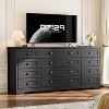12-Drawer Wooden Dresser - Wide TV Stand for 65" TV, Modern Clothes Storage for Bedroom & Living Room - 2 of 4