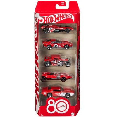 Hot Wheels Mattel 80th Anniversary 5 Pack