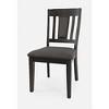 Jofran,American Rustics Upholstered Slatback Dining Chair with Nailhead Trim (Set of 2) - 2 of 4