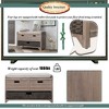 Storage Bench With Removable Basket 2 Drawers, Fully Assembled Shoe Bench With Removable Cushion, Storage Bench - 4 of 4