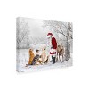 Liz Zernich 'Pups Find Santa' Canvas Art - 2 of 4