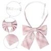 Elerevyo Women's Colorful Plaid Pretied Bow Ties with Elastic Band - 3 of 4