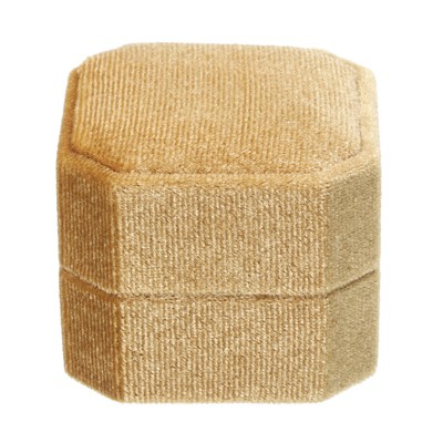 Unique Bargains Velvet Storage Display Jewelry Box