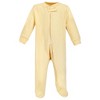 Hudson Baby Infant Girl Premium Quilted Zipper Sleep and Play, Fall Botanical - 4 of 4