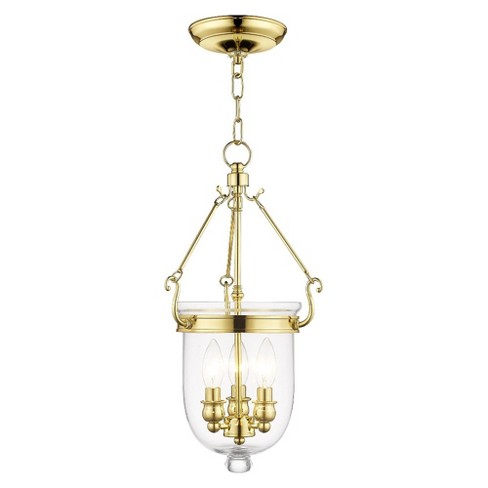 Livex Lighting Jefferson 3 - Light Chandelier in  Polished Brass - image 1 of 1