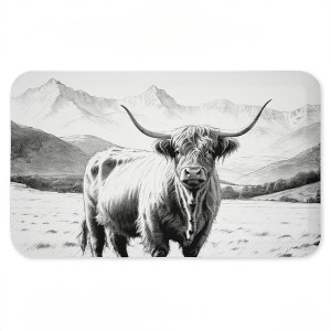 Stupell Industries Highland Sketch in Mountains Printed Anti-Fatigue Floor Mat, design by Kim Allen, 30"x18" - 1 of 4