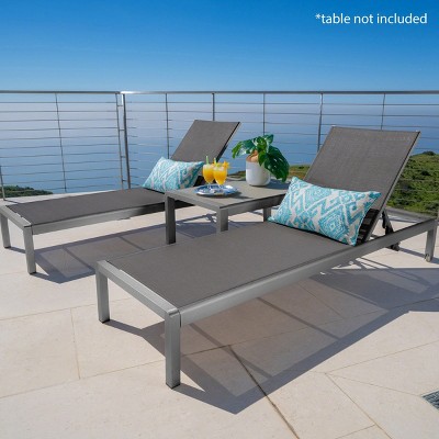 Patio Recliner,Outdoor Mesh Chaise Lounge With Adjustable Backrest,Patio Recliner Chair,Recliner Chair For Patio,Poolside-Cuddlewood