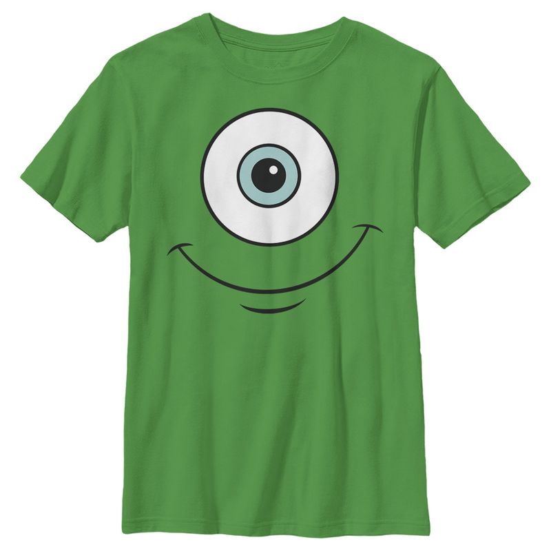 Boy's Monsters Inc Mike Wazowski Eye Smile T-Shirt, 1 of 4