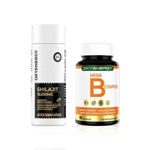 OXYENERGY Shilajit & Vitamin B Complex Bundle - 1 of 1