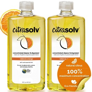 Citra Solv Concentrated Cleaner & Degreaser, Deodorizer, Home & Outdoor, Adhesive Remover, Natural Orange Oil - 1 of 4