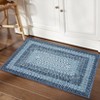 Washable Area Rugs for Living Room Non Slip Modern Braided Print Rug - 3 of 4