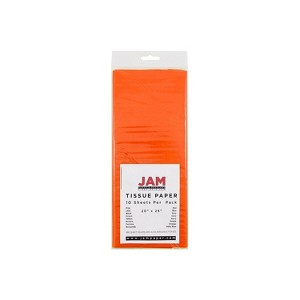 JAM Paper Gift Tissue Paper Orange 10 Sheets/Pack 1152361 - 1 of 3
