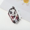 Unique Bargains Halloween Skull Design Claw Clip Black White 1 Pc - 3 of 4
