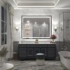 Apmir Super Bright Front & Back LED Lighted Anti-Fog Aluminum Alloy Framed Tempered Glass Bathroom/Vanity Mirror with ETL & 3-Year Warranty - 2 of 4