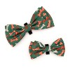 The Worthy Dog Holiday Festive Bones Bow Tie - Adjustable Pet Collar Accessory - 4 of 4