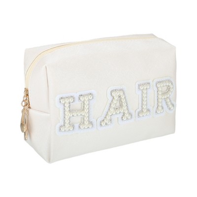 Unique Bargains Women's Make Up Bag White 1 Pc