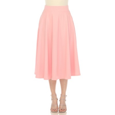 Women's Flared Midi Skirt