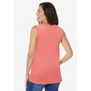 Woman Within Plus Size Sleeveless Polo Tunic - 3 of 4
