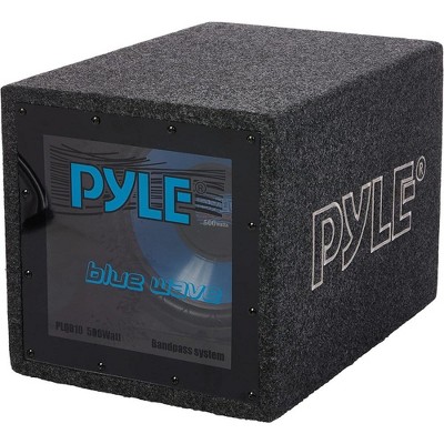 Pyle 10'' Amplified Car Subwoofer Enclosure - PLQB10