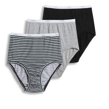 Jockey Womens Plus Size Elance Brief 3 Pack Underwear Briefs 100% cotton 
