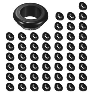 Unique Bargains Rubber Corrosion-Resistant Snap-in Locking Hole Plugs Black - 1 of 4