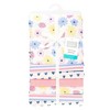 Hudson Baby Infant Girls Cotton Flannel Receiving Blankets 7-Pack Bundle, Flowers And Strawberries, One Size - 2 of 4