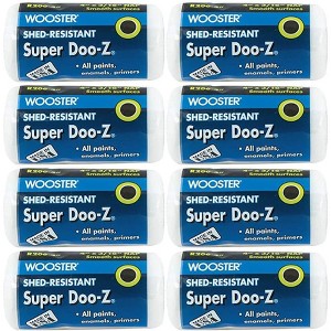 Wooster Genuine 4" Super Doo-Z 3/16" Nap Roller Cover 8-Pack, R206-4-8PK - 1 of 3