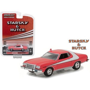 1976 Ford Gran Torino Red "Starsky & Hutch" (1975-1979) TV Series "Hollywood Series" Release 18 1/64 Diecast Model by Greenlight - 1 of 3