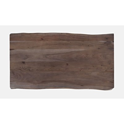 Nature's Edge 52'' Slate & Chestnut Solid Acacia Live Edge Counter Table