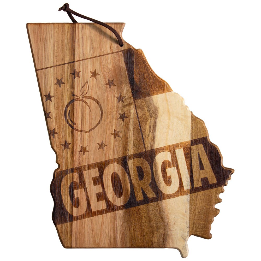 Totally Bamboo Origins Georgia Cutting Board Brown